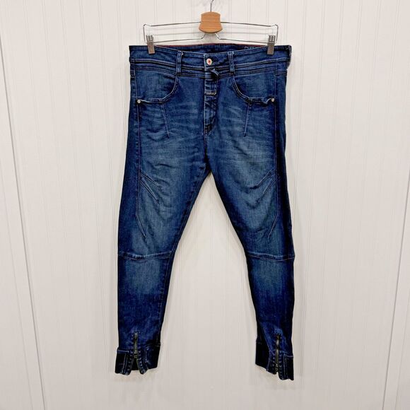 Marithe Francois Girbaud Other - VTG Marithe Francois Girbaud Men's 34 Tall Blue Denim Derick Slim Jeans 90s Y2K